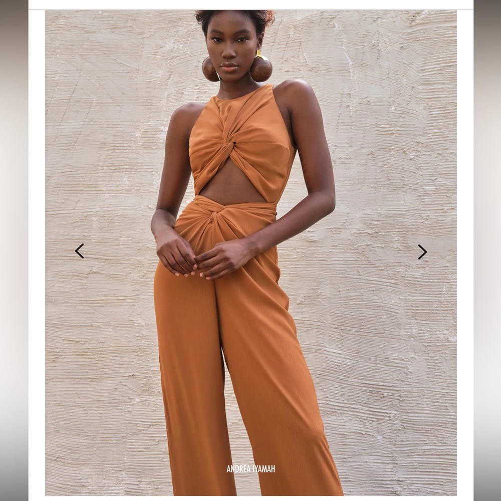 AMINATA BRASS JUMPSUIT
